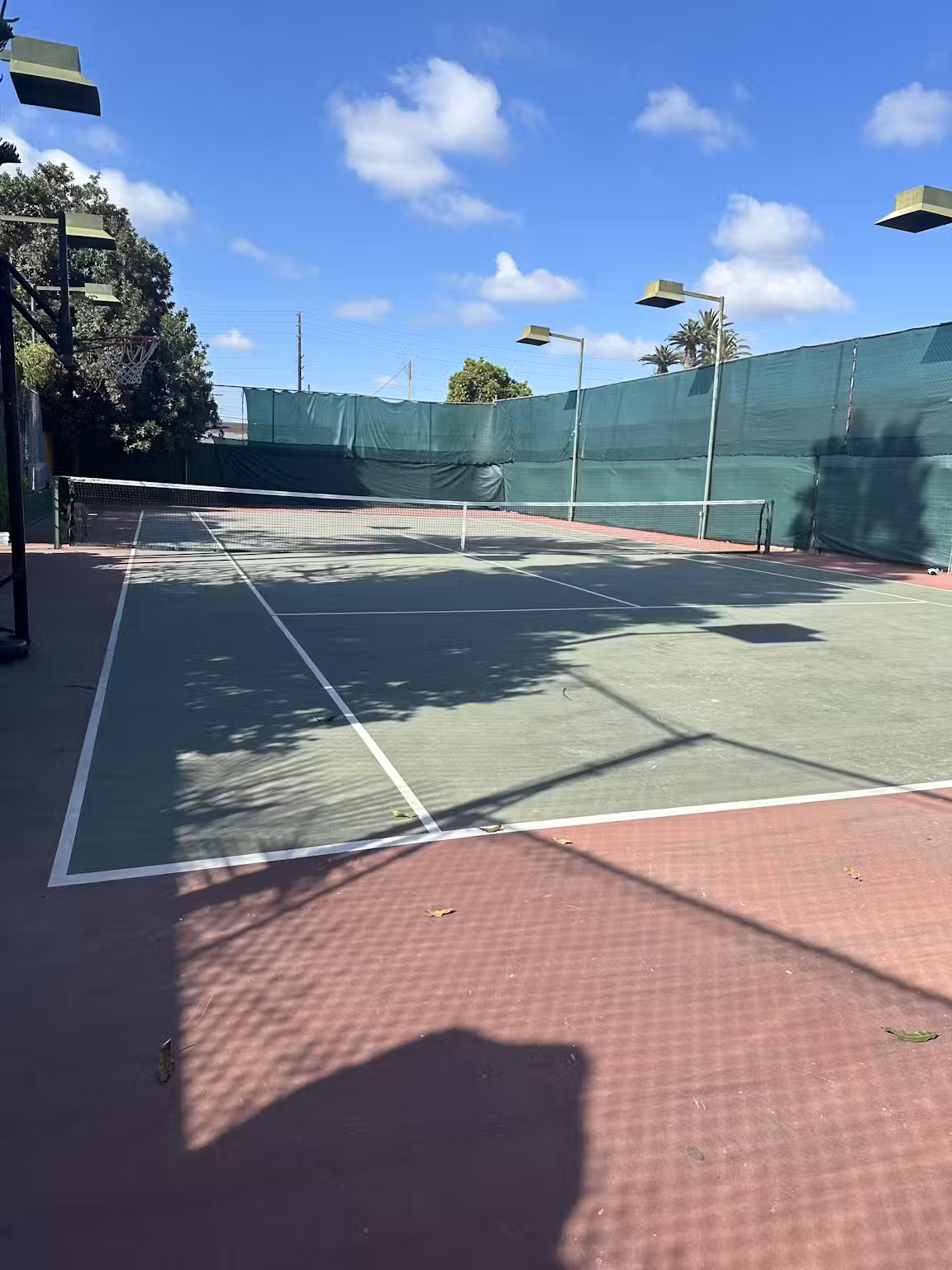 Private Tennis Court in Downey