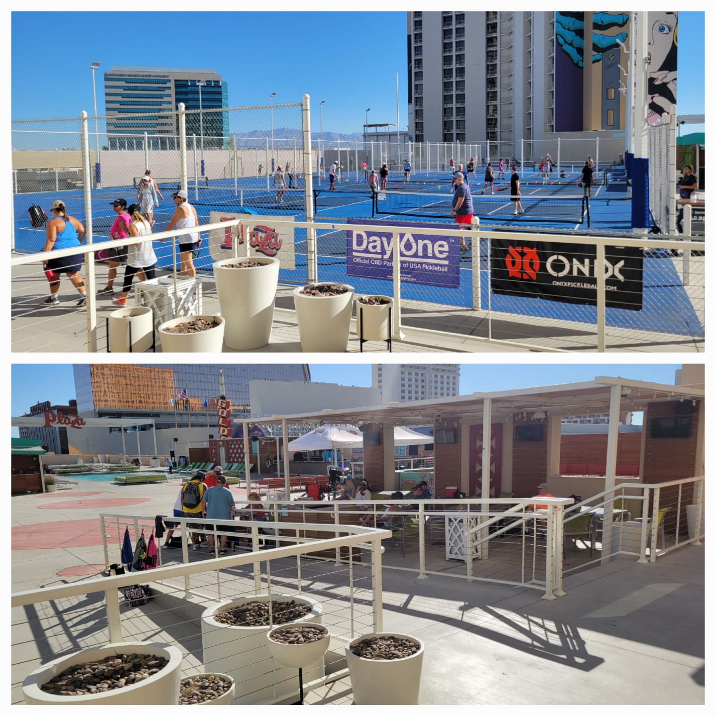 Plaza Hotel Pickleball Courts