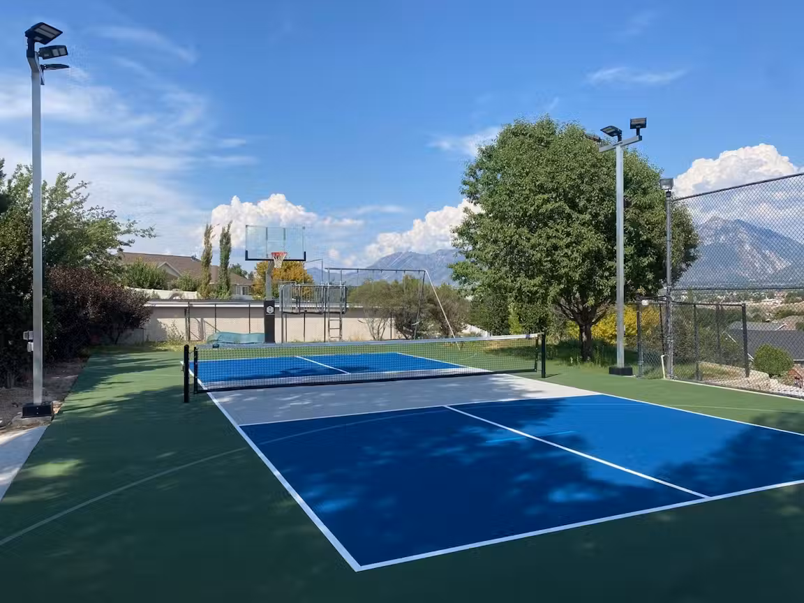 Private Pickleball Court with View