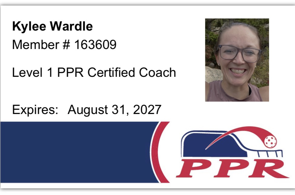 Kylee Wardle. pickleball Coach