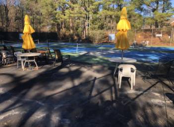 Private Pickleball court in Chapel Hill