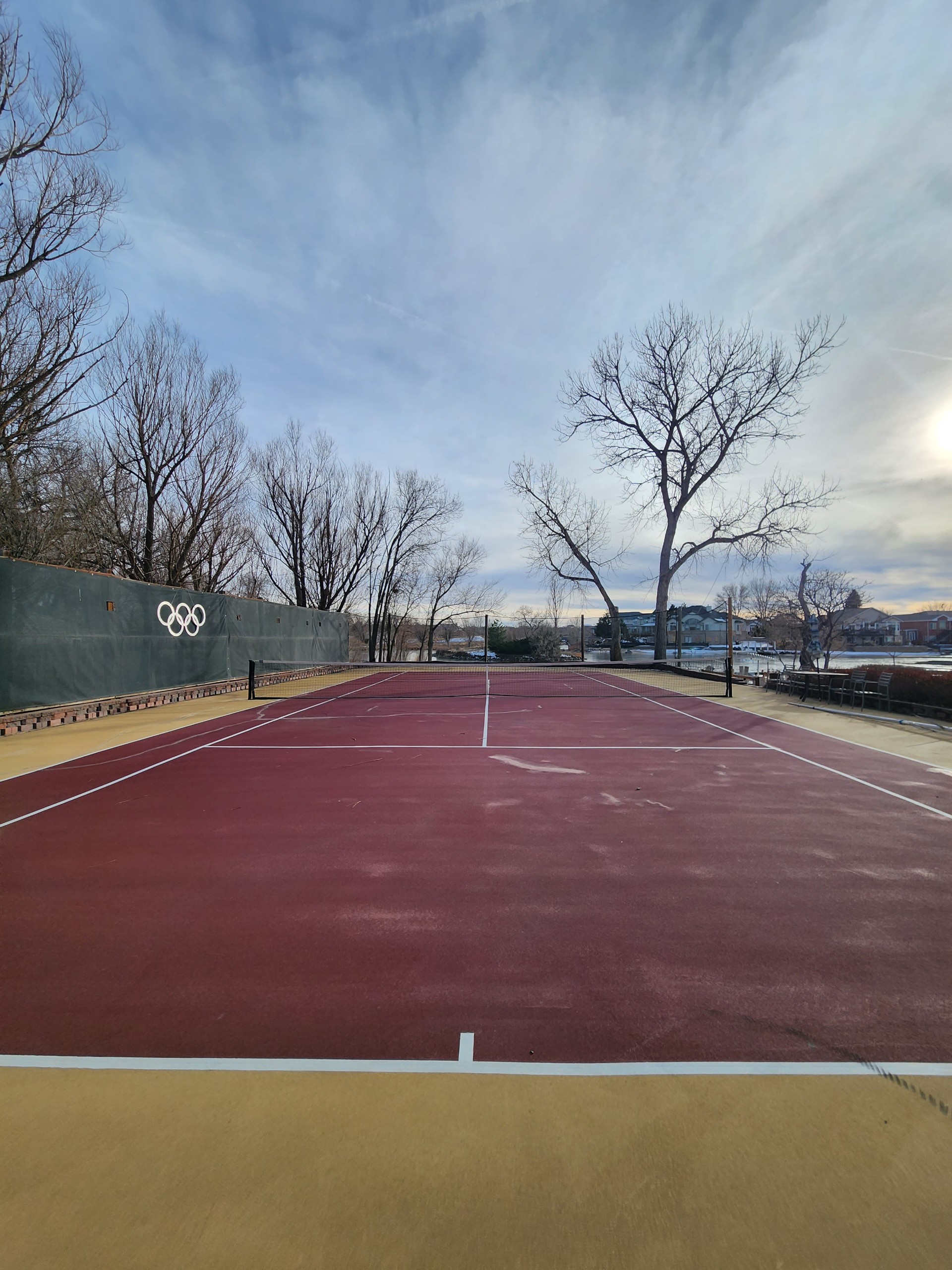 Private Tennis Court in Denver